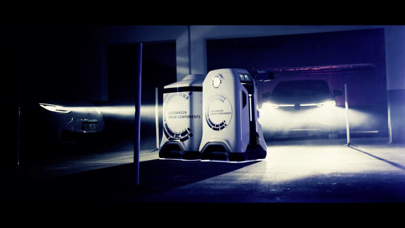 Volkswagen mobile charging robot prototype showcased