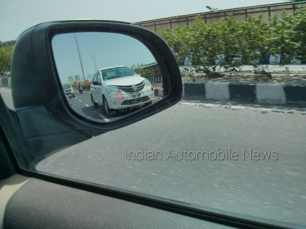 Toyota Etios test mule spotted