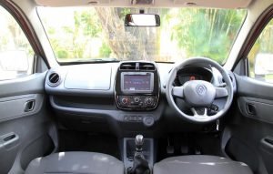 Renault Kwid Vs Maruti Suzuki Wagon R interior