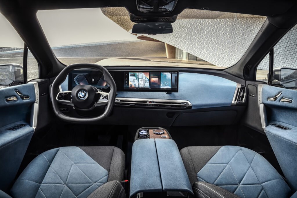 BMW iX electric Dashboard
