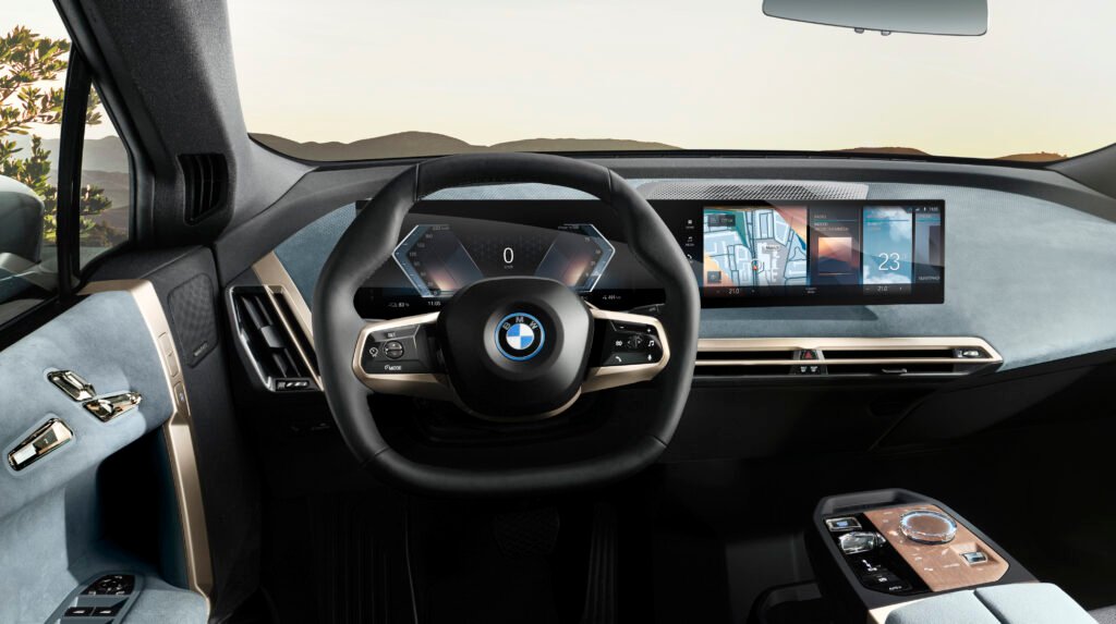 BMW iX steering
