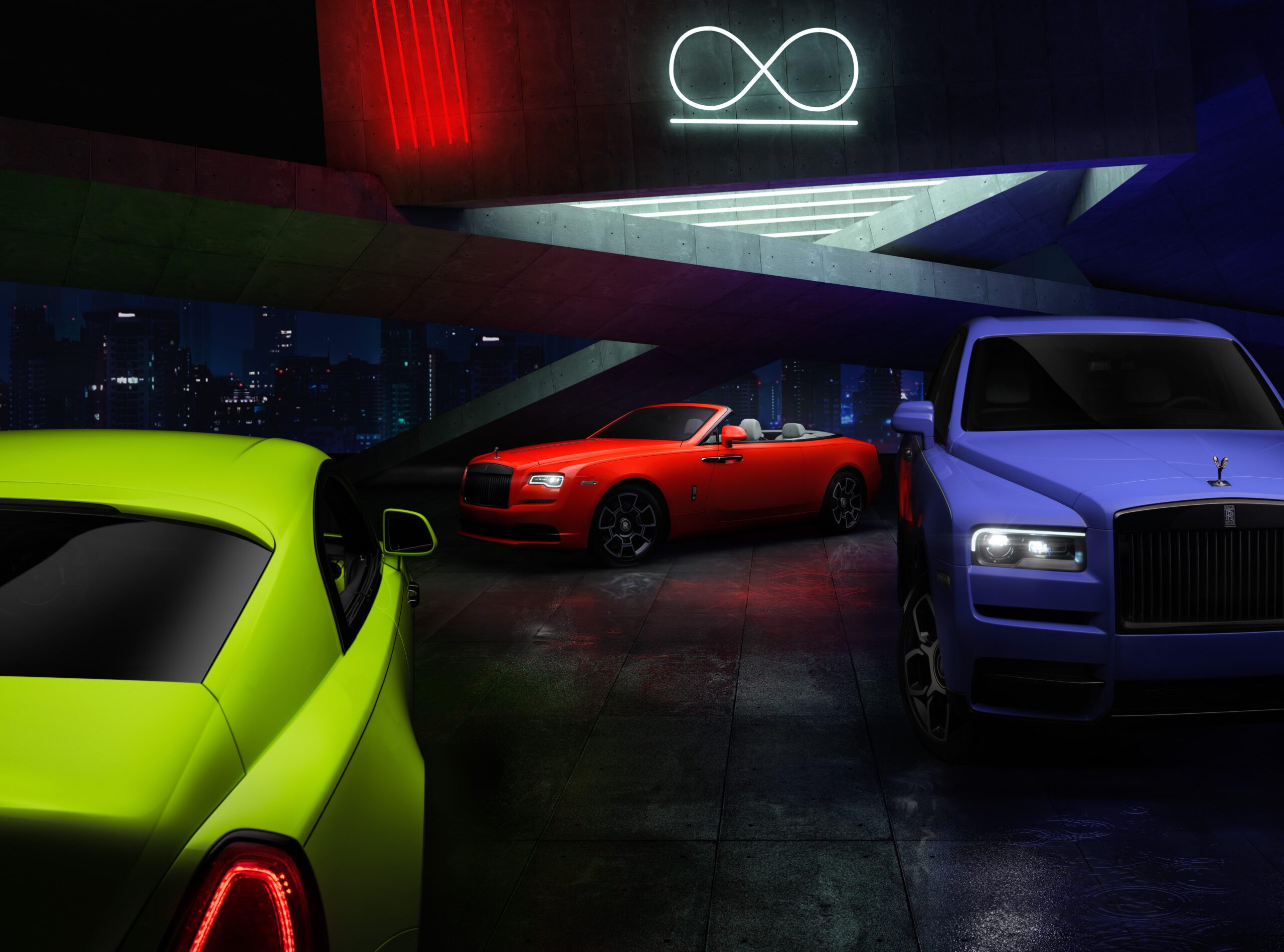 Rolls-Royce Black Badge Neon Nights Variants