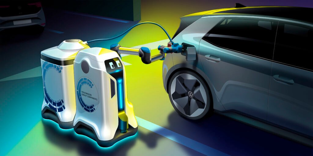 Volkswagen mobile charging robot