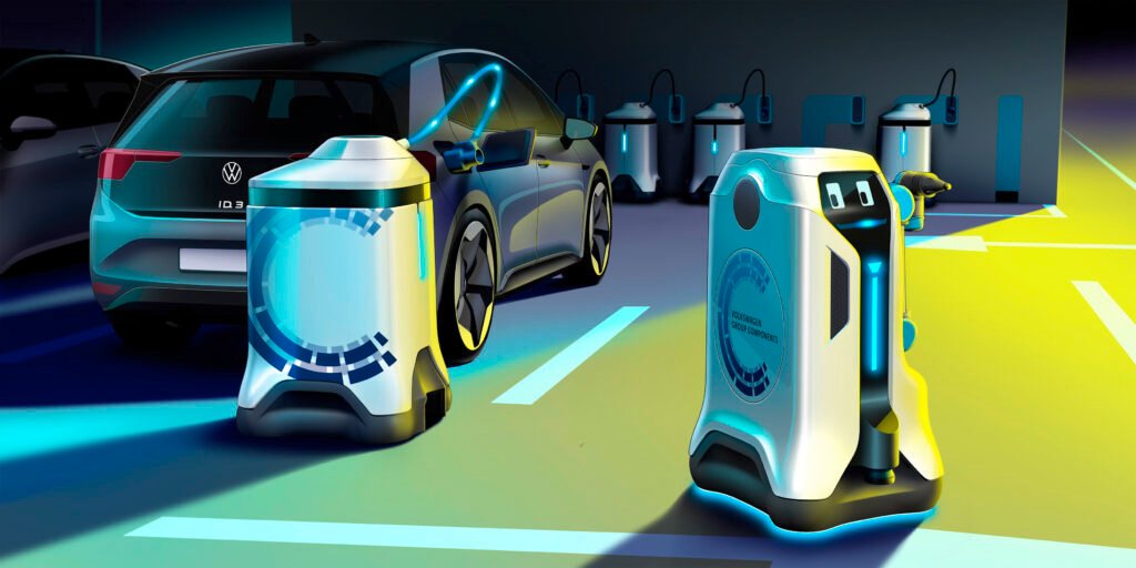 Volkswagen mobile charging robot