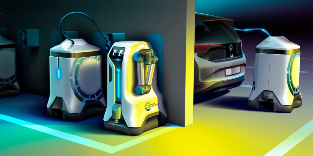 Volkswagen mobile charging robot
