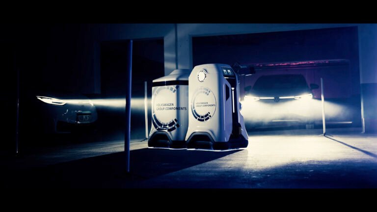 Volkswagen mobile charging robot prototype showcased