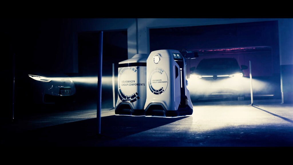 Volkswagen mobile charging robot