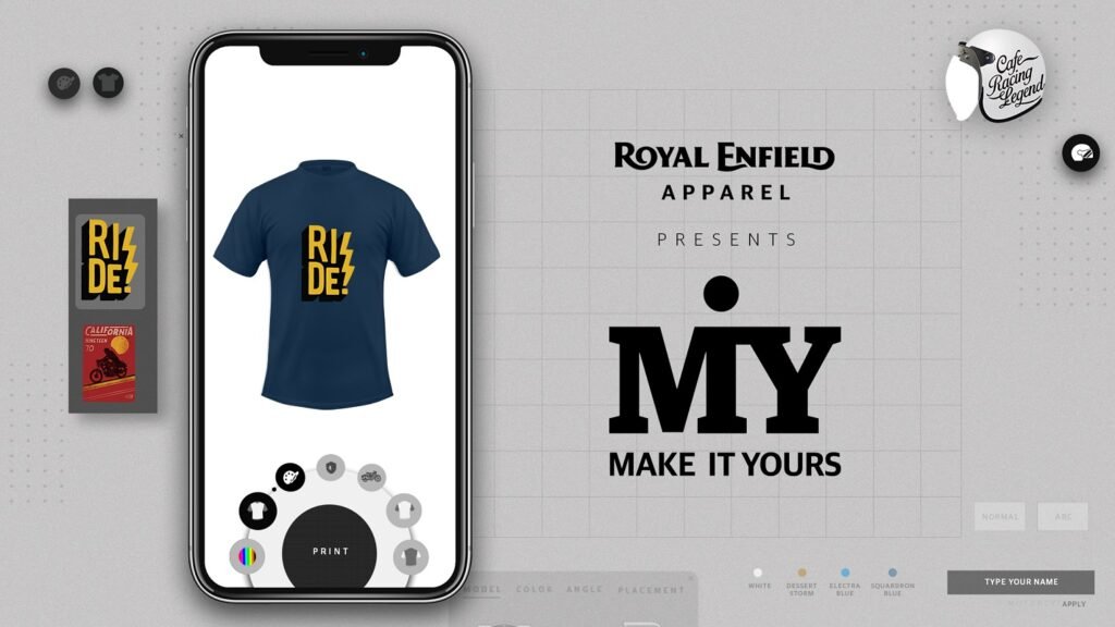 Royal Enfield Make-It-Yours Initiative on Apparel
