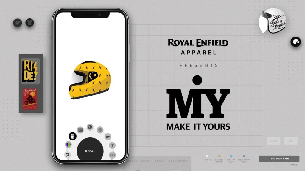 Royal Enfield Make-It-Yours Initiative on Apparel