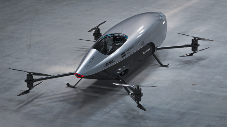 First electric flying racing car