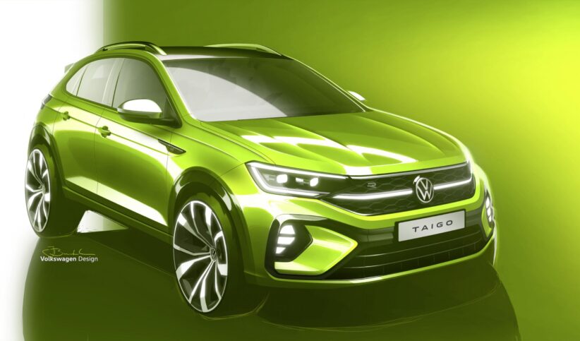 Volkswagen Taigo SUV Design Sketch Revealed