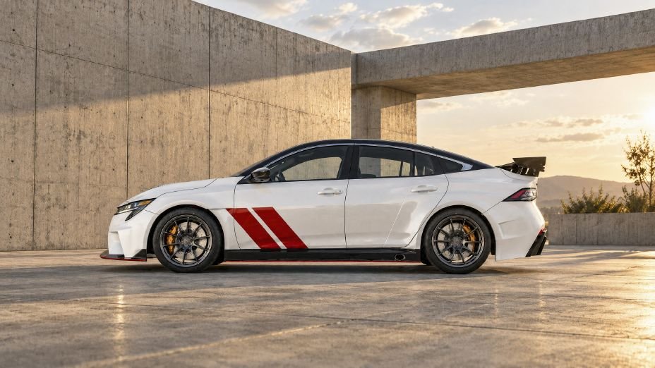 Nissan Sentra Spec-V concept side profile