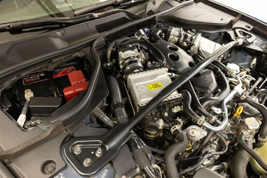 Engine bay of the Nissan Project NAT2 Touring 2 Z