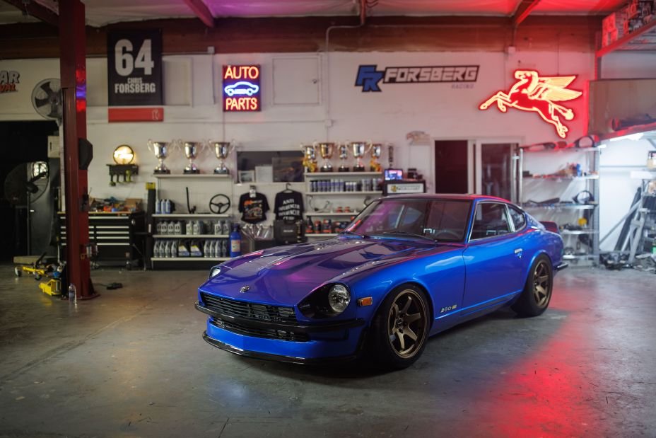 Datsun S30 concept exterior in the workshop